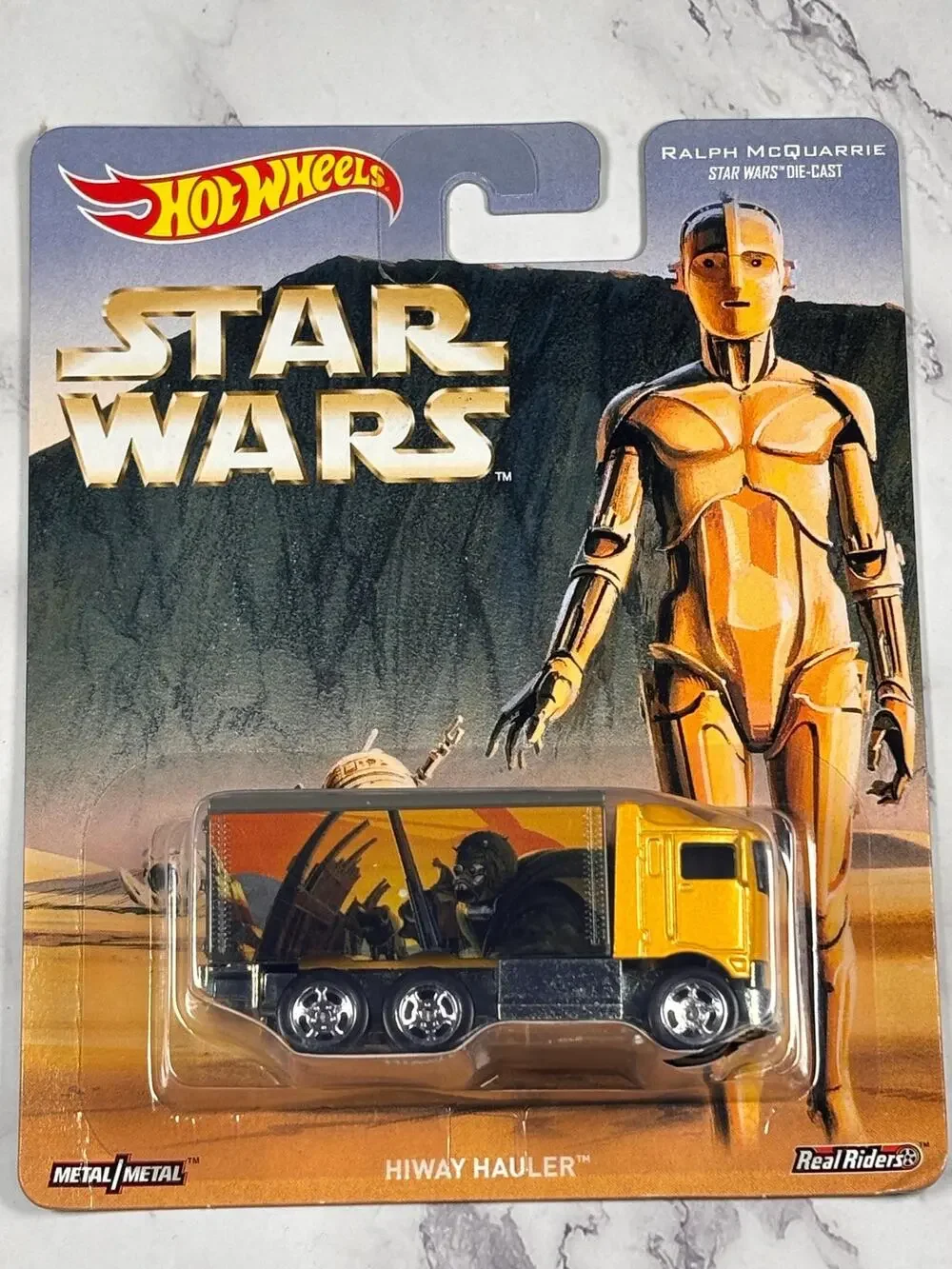 Hot Wheels Hiway Hauler Pop Culture Ralph McQuarrie Star Wars 2017 New 1:64